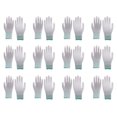 thumbnail image 1 of Qarigey 12 pares de guantes de seguridad de trabajo de PU para hombres y mujeres, guantes protectores reutilizables para electricistas, Protector de guantes y mitones Qarigey AP018764-00, 1 of 6