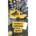 thumbnail image 1 of N I-K-E A i r-Jor-dan 4 LIGHTNING SZ 8 CT8527-700 AUTHENTIC CLEAN BOX RARE RETRO OG, 1 of 5