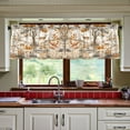 thumbnail image 3 of Yayeee Kitchen Curtains Tier Set of 2 Light Filtering 57"x24" Over Sink Window Panels, Forest Pattern, 3 of 7