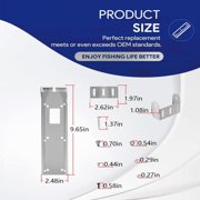 For StructureScan 3D HD TotalScan Transducer 000-12603-001 Transom Mount Bracket
