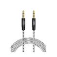 thumbnail image 1 of wonima02 CableCreation 3.5mm TRRS Audio Cable 6FT, 4-Pole Aux Cord Male to Male Braided 1/8 inch Auxiliary Hi-Fi Stereo Jack Compatible with Headphone, Car, Speaker, Phone, Tablet, Laptop and More, 1 of 1