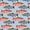 Blue Pink Orange, variant on Manfei Cartoon Trout Twin Comforter Sets, Stripe Background Bedding Set, Blue Pink Orange, Blue Reversible, 2pcs, 1 Comforter and 1 Pillowcase