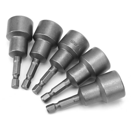 

DOACT Drill Socket Handle Tools With Strong Magnetic Nut 5Pcs Hex Socket Maintenance And Installation For DIY Auto Repair Industry Construction And Decoration