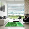 thumbnail image 6 of Ahgly Company Indoor Round Patterned Green Area Rugs, 6' Round, 6 of 6