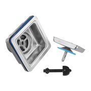 110mm Kitchen Sink Square Drain Stainless Steel Filter Drainer Lifting drain