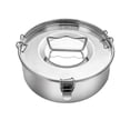 thumbnail image 1 of Olla arrocera de acero inoxidable con vaporera binaural para el hogar, con hebilla de rejilla para alimentos, vaporera portátil, accesorios multifuncionales para ollas instantáneas, 1 of 5