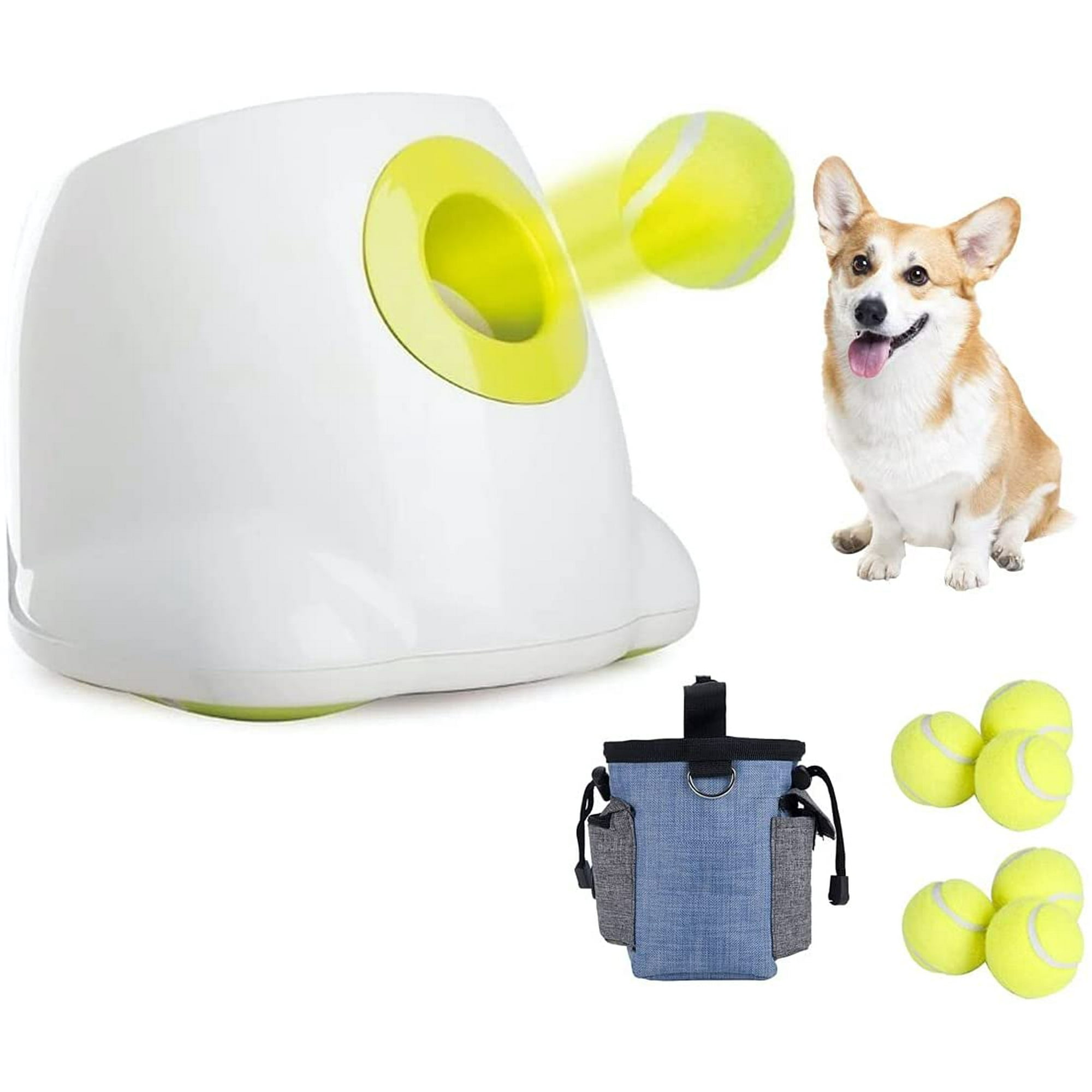 Interactive tennis ball launcher n treat hotsell