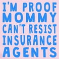 thumbnail image 2 of CafePress - Proof Mommy Cant Resist Insurance Agents Body Suit - Long Sleeve Cotton Baby Bodysuit, 2 of 4