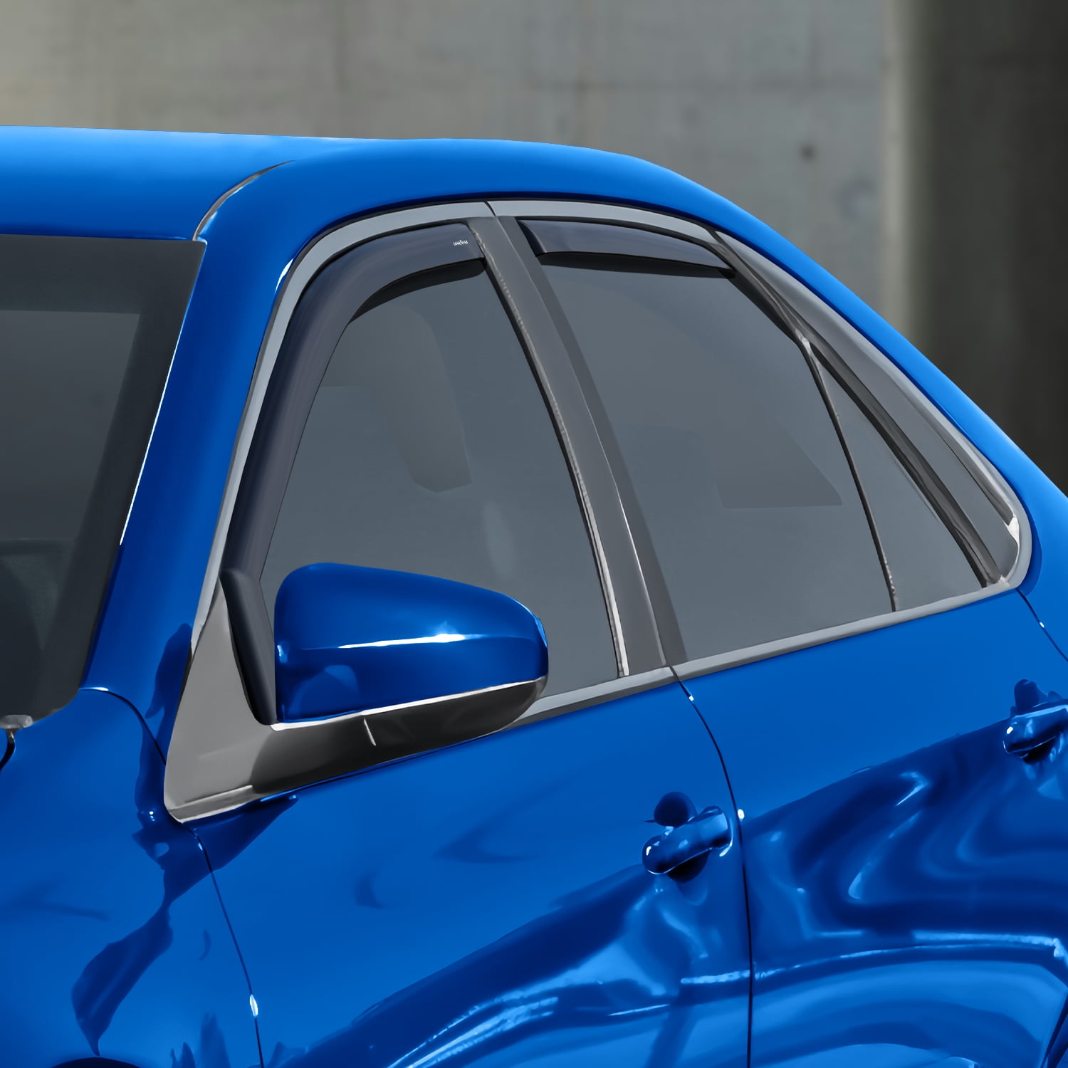 Goodyear Shatterproof in-Channel Window Deflectors for Toyota Camry 2015-2017, Rain Guards, Window Visors for Cars, Vent Deflector, Car Accessories, 4 pcs - GY007928
