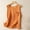 Orange, variant on Tank Tops for Women Fashion Solid Color Sleeveless Shirts Plus Size Loose Fit Standard Straps Summer Tops