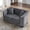 Grey, variant on Newest 59" Chesterfield Style Velvet 2-Seater Sofa for Cozy Reading Room or Parlor, Black