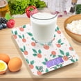 thumbnail image 7 of High Precision Digital Kitchen Scale Tempered Glass Food Scale Multifunction Scale Small Kitchen Appliances Peach Holly Leaves and Berries, 7 of 7