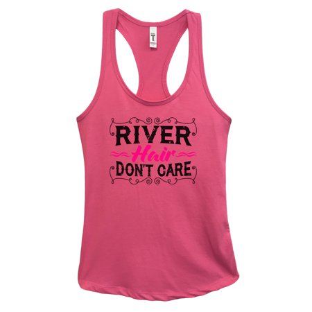 Funny Threadz Ladies Summer Water Tank Top River Hair Don T
