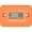 Orange, variant on Runleader Motorcycle Engine Tach Hour Meter TOT Hours Accumulate Digital Tachometer Lawn Mower