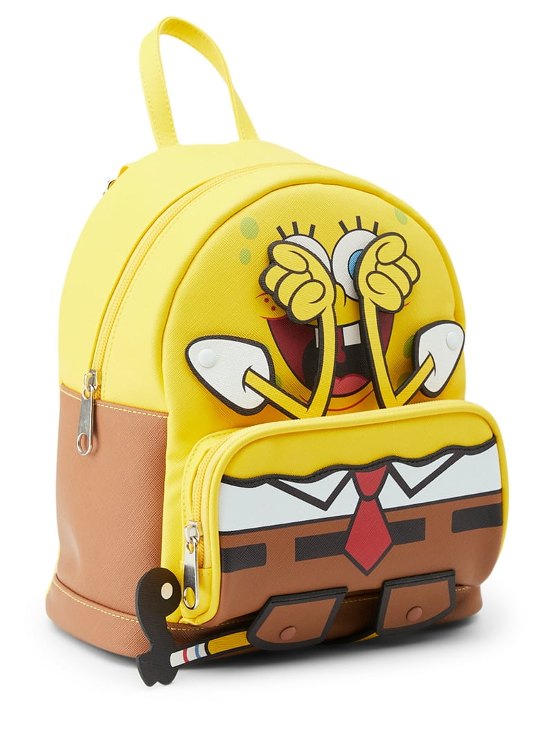 Loungefly SpongeBob Backpack - Yellow and Brown SpongeBob SquarePants Pirate Costume Mini Backpack | Loungefly main image 3