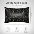 thumbnail image 2 of Silk Pillow Case for Hair And Skin Queen - tree vine Cooling Sleep Throw Pillow Covers Standard Size 20x30in, comfort Satin Pillowcase with Zipper for Women Men, 2 of 7