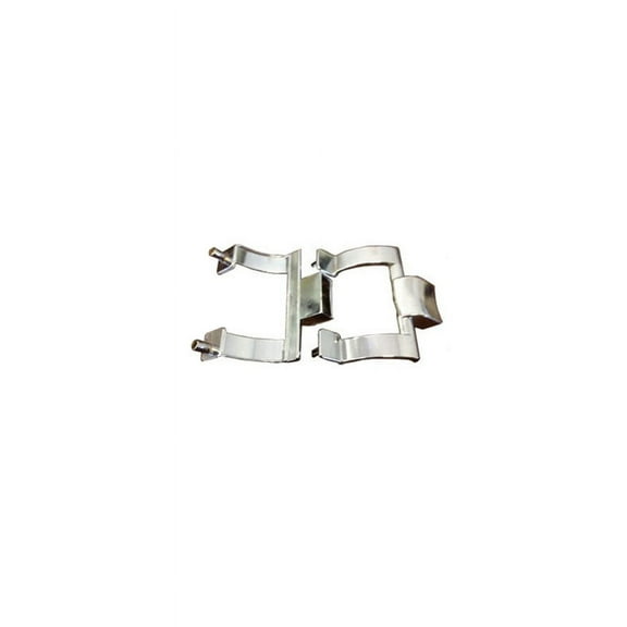 Chrome Shower Door Towel Bar Brackets Only, 2" Screw Holes