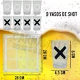 thumbnail image 3 of Juego Shots Gato Mesa Bar Fiesta Bebidas Tic Tac Toe Reunión, 3 of 8