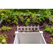 Vita Gardens Outdoor Patio Gardening Composting Keyhole Garden Bed, 6L x 6W