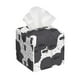 thumbnail image 1 of Fotbe Black And White Sheeps Porta Pañuelos Decorativo de Cuero, Caja Cuadrada Moderna para Pañuelos Faciales, Organizador y Dispensador 5x5x5'', 1 of 7