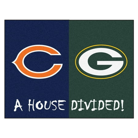House Divided Rugs - NFL - Bears - Packers House Divided Rug 33.75