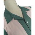 thumbnail image 3 of Vintage Style Contrast Color men Bowling Shirts, 3 of 4