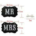 thumbnail image 2 of FRCOLOR Garland Banner Wedding Photo Shoot Props Bridegroom Black, 2 of 6