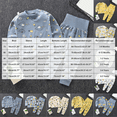 thumbnail image 3 of UAYOTSE Toddler Baby High Waist Cotton Loungewear Set All‑Over Cute Print for Little Boys Girls Sleepers Size 2-3 Years, 3 of 4