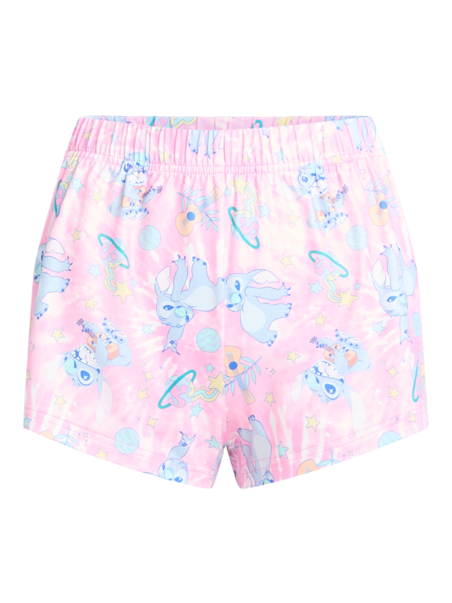 Stitch Women's and Women's Plus Jersey Sleep Shorts, 2-Pack, Sizes XS-3X