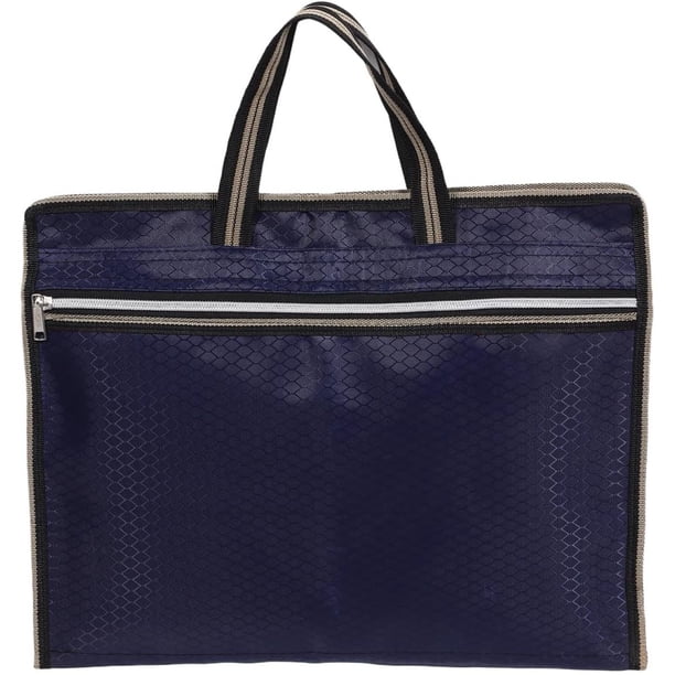 Bolsa Para Documentos Impermeable De Oxford Con Doble Capa Gran Capacidad Portafolio De Laptop Para Oficina Reuniones Y Viajes De Negocios