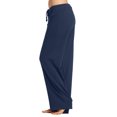 thumbnail image 3 of CYZ Women's Casual Stretch Cotton Pajama Pants Simple Lounge Pants, 3 of 3