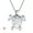 B, variant on Necklace for Women Charm Cute Sweater Necklace Opal Turtle Pendant Jewelry Ornament