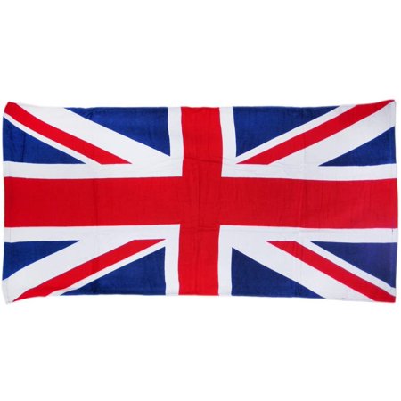 British Union Jack Flag Beach Towel 60 x 30 England