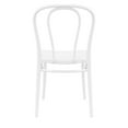 thumbnail image 5 of Luxury Commercial Living 33.5" White Stackable Patio Armless Dining Chair, 5 of 8