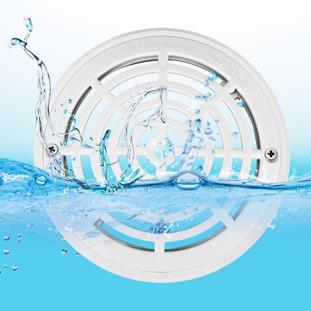 FAGINEY Plastic Pool Main Drain Cover with Screws Suit for Swimming