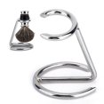 thumbnail image 1 of Stainless Steel Razor Stand for Men's Shaving Brush, Ideal for Salon, Home or Travel Use, 1 of 1