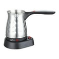 thumbnail image 1 of Cafetera Eléctrica Soledad Turca de Acero Inoxidable 500 ml con Mango Largo, 1 of 9