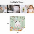 thumbnail image 5 of Easter Cloth Napkins, Spring Watercolor Bunny Eggs Wooden Grain Green Washable and Reusable Dinner Napkins Set of 2, Table Napkin for Kitchen Party Birthday Wedding Hotel Housewarming 20"x20", 5 of 9
