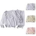 thumbnail image 4 of 2025 Enfants Unisexe Filles & Garçons Ensemble de Pyjamas en Coton Doux et Confortable Rose, 4 of 4