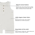 thumbnail image 4 of Gunia Toddler Boys Girls Outfit Sleeveless Romper Jumpsuit Summer Infant Clothes Set White 18-24 Months, 4 of 6