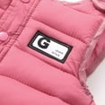 thumbnail image 6 of GJSYRH Toddler Boys Girls Puffer Snow Pants Baby Winter Warm Snowsuit Zip Up Quilted Down Overalls Windproof Ski Outfits Red 3.5-4 Years, 6 of 9
