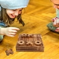 thumbnail image 4 of Set de juegos de mesa Glintoper Tic Tac Toe y 4 in a Row Wood, 4 of 7