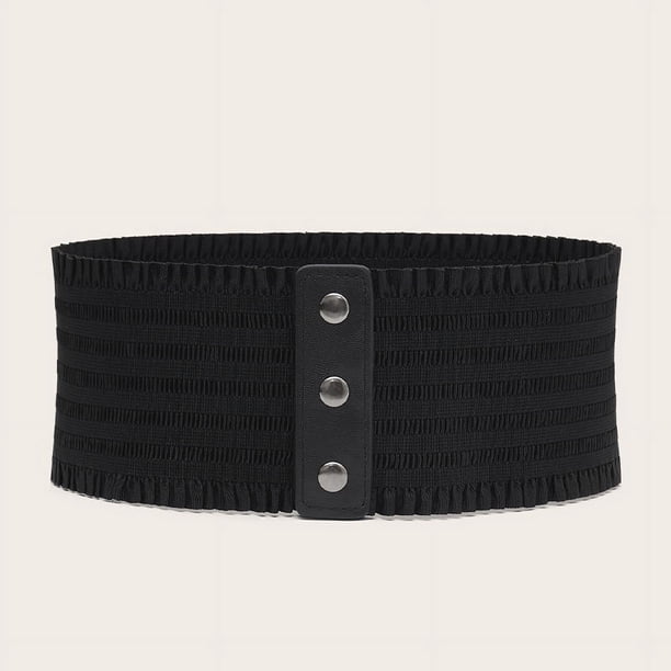 Slimmer Figure Instantly: Women's Stretchy Snap-Button Corset Belts for Waist Reduction