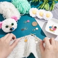 thumbnail image 3 of 24 Pcs Mother's Day Stitch Markers Flat Round with Word Mom Enamel Crochet Stitch Marker Charms Removable Clasps Locking Stitch Marker, 3 of 6