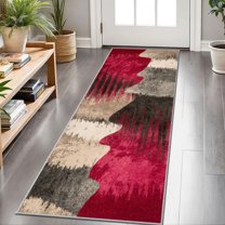 Hallway Runner Rug 2'x6' Washable Area Rugs Non Slip Laundry Rug Runner Floor Carpet Runners for Hallways Entryway Laundry Room Kitchen