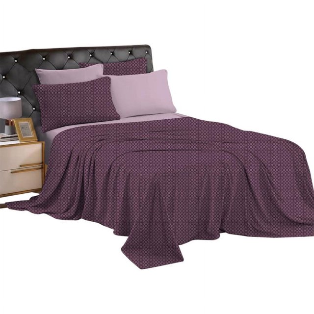 Juego De Sábanas Hotelera MELOCOTTON HOGAR King Size Microfibra Premium incluye 4 Fundas De almohada Mod-D5
