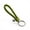 B03 Grass Green, variant on SagaSave Braided Leather Cord Metal Keychain for Car Keys House Keys Apartment Keys