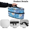 thumbnail image 5 of HELLHERO Portable Steamer Bag Portable Travel Steamer Carrier Bag Portable Steamer Carrying Case Protective Iron Accessories Flowers, Bag Only, 5 of 6