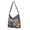 White-67, variant on Abstract Floral Crossbody Shoulder Bag - Vintage Hippie Sling Tote, Large Capacity Boho Handbag