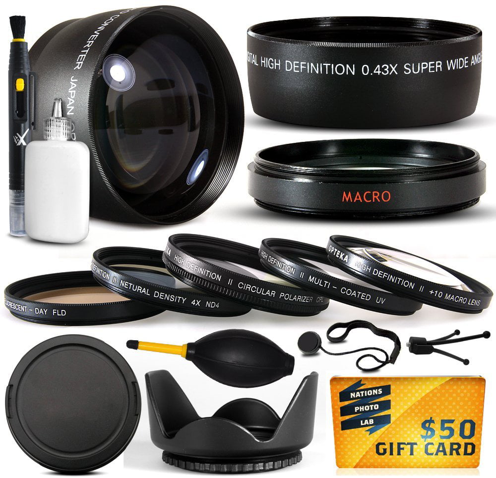 achterstalligheid dynamisch Dempsey 10 Piece Ultimate Lens Package For Fuji Finepix S700 S5600 S5700 S5800  Digital Camera Includes .43x Macro Fisheye + 2.2x Extreme Telephoto Lens +  Professional 5 Piece Filter Kit - Walmart.com